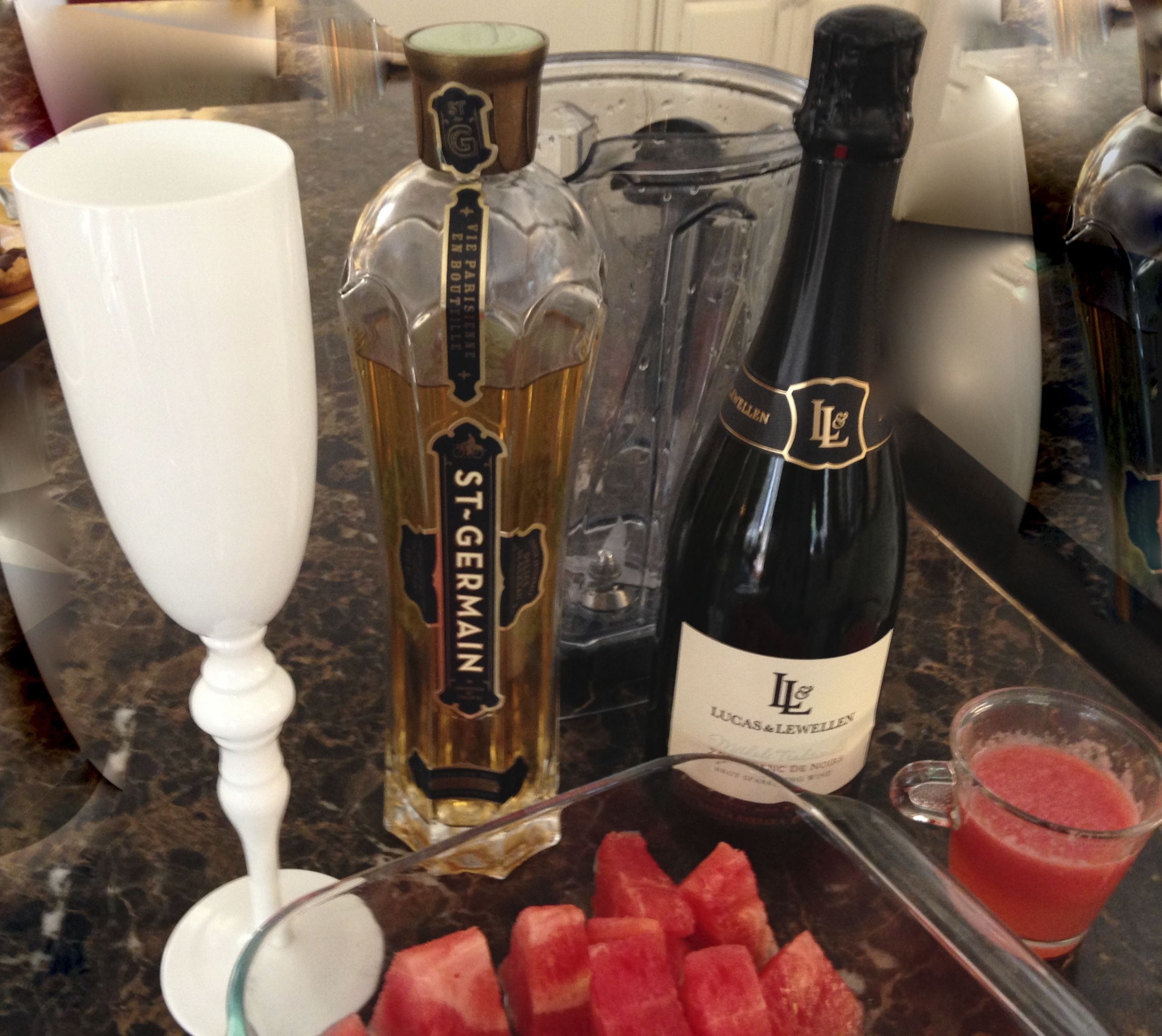 Watermelon Prosecco Cocktail…oh my