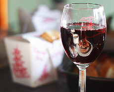 What wine do you drink with take out?