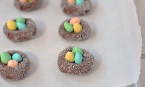Chocolate Easter egg cookies…..one word, Delicious!
